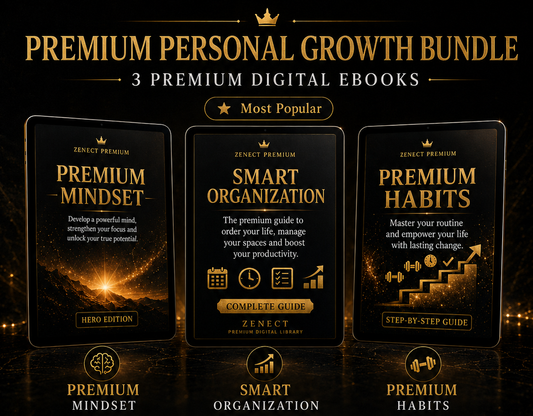 Paquete de Crecimiento Zenect — Mentalidad Premium, Hábitos y Organización